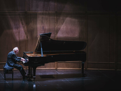 Maurizio Pollini al Teatro del Maggio Musicale Fiorentino, foto Michele Monasta