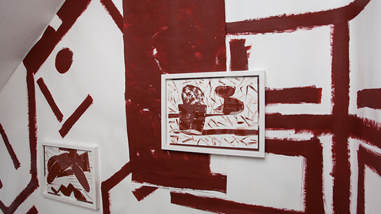 Anthony Faroux, Untitled, 2013/2014, acrylic on paper, 27.5 x 37.5 cm, courtesy of the artist and 43 Inverness Street  