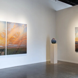 Saskia Fleishman, Contours, exhibition view. Courtesy of Galleri Urbane