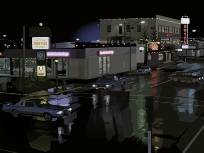 Alain Bublex, An American landscape – For your own safety (detail), 2021. Courtesy of Galerie Vallois