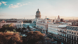Vista panorámica de La Habana Vieja, Cuba