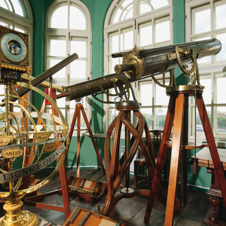 First astronomical observatory of the academy of sciences, exhibition view. Courtesy of Kunstkamera