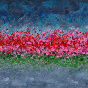 Marie Danielle Leblanc, Kot Danda, Mixed Media on Wood Panel, 30 x 40, 2015