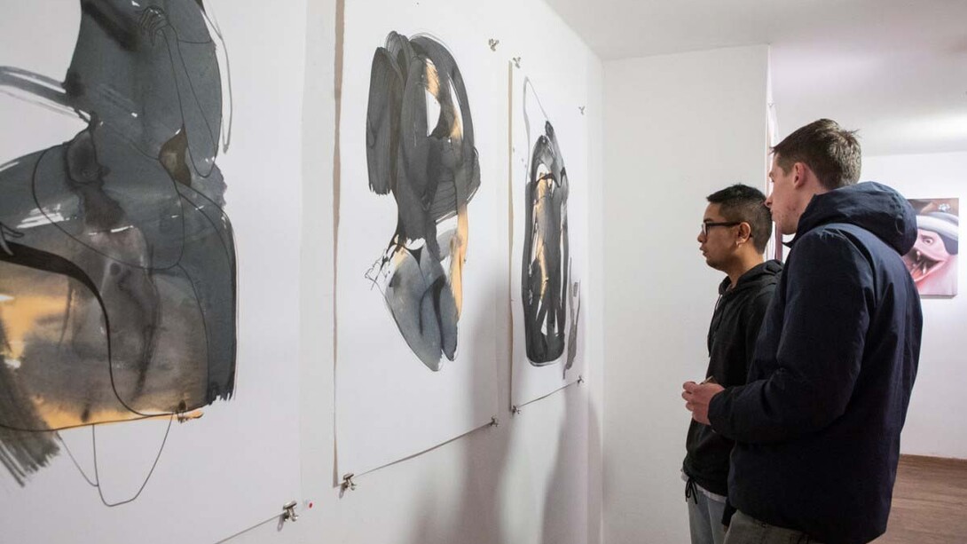 Will Barras And Andrea Ravo Mattoni. Courtesy of Galo Art Gallery