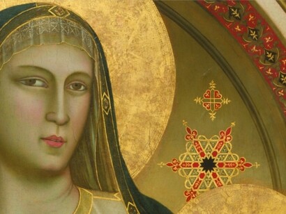 Maestà di Giotto detta Ognissanti, particolare
