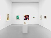 Various artists, In solidarity: a benefit for the American Immigration Council and Journey’s End Refugee Services, exhibition view. Courtesy of David Zwirner Gallery