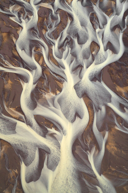 River Delta 36, 2017 Iceland, Photography-Archival pigment print on Baryta paper, 150x100cm. Courtesy of Alisan Fine Arts