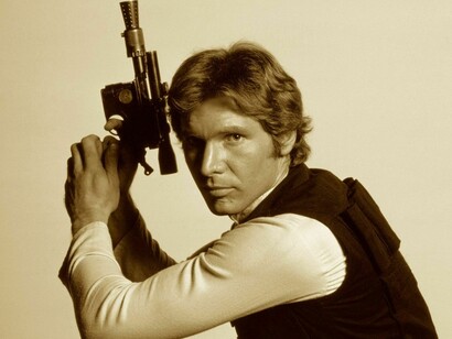 Harrison Ford como Han Solo en la trilogía original