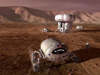Un avamposto marziano - Credit: NASA