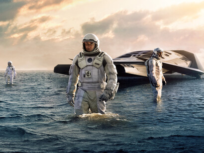 A scene of the movie "Interstellar"