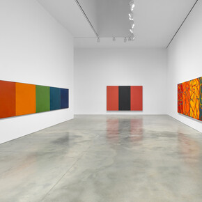 Brice Marden, I am plane image, exhibition view. Courtesy of Gagosian Gallery 