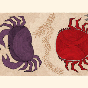 Dal libro "Vite d'acqua", Salani, illustrazioni di Rambharos Jha arte Mithila (Bihar, India nordoccidentale) 