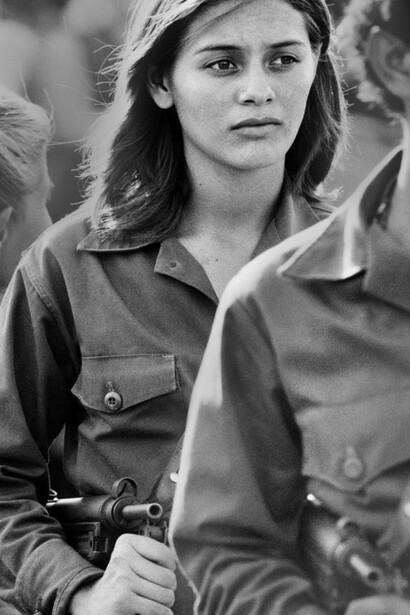 Fotografía tomada en Estelí, al norte de Nicaragua, en julio de 1980, durante la celebración del primer aniversario del triunfo de la revolución sandinista