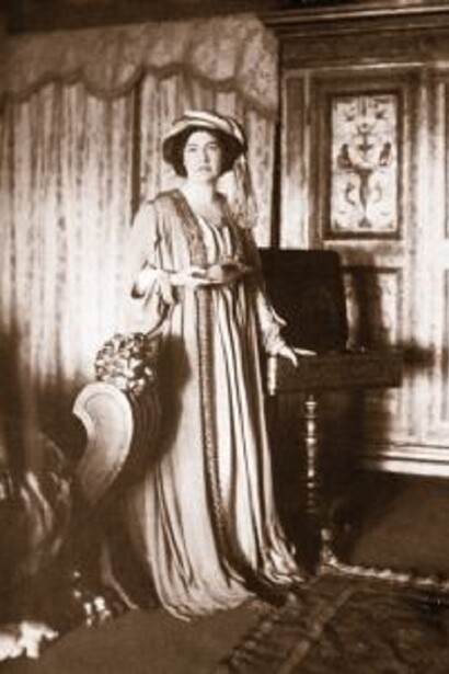 Mabel Dodge nel salotto di Villa Curonia