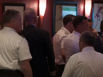 Pilots gather, but in Fielder’s world, uniforms are just another costume in the performance of calm