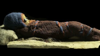 Infant mummy circa 1000 BC