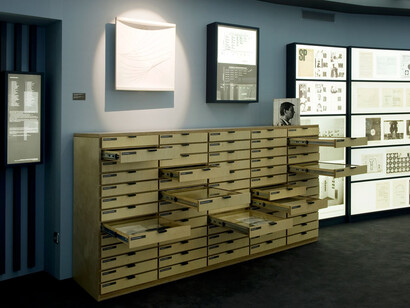 Jerzy Ludwiński archive, exhibition view. Courtesy of Wroclaw Contemporary Museum