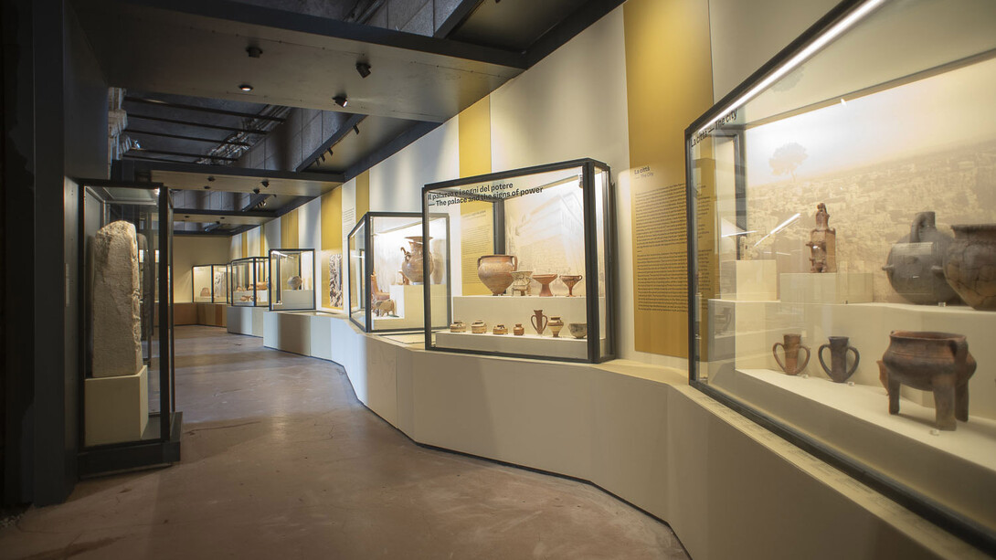 Troya y Roma. Mitos, leyendas, historias del Mediterráneo antiguo, vista de exhibición. Cortesía del Parque Arqueólogico del Coliseo de Roma