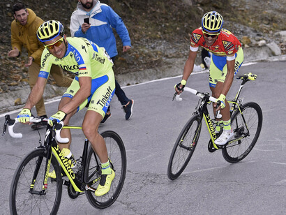 La Vuelta in  Andalusia, ciclista Del Sol. Bettini photo 2015