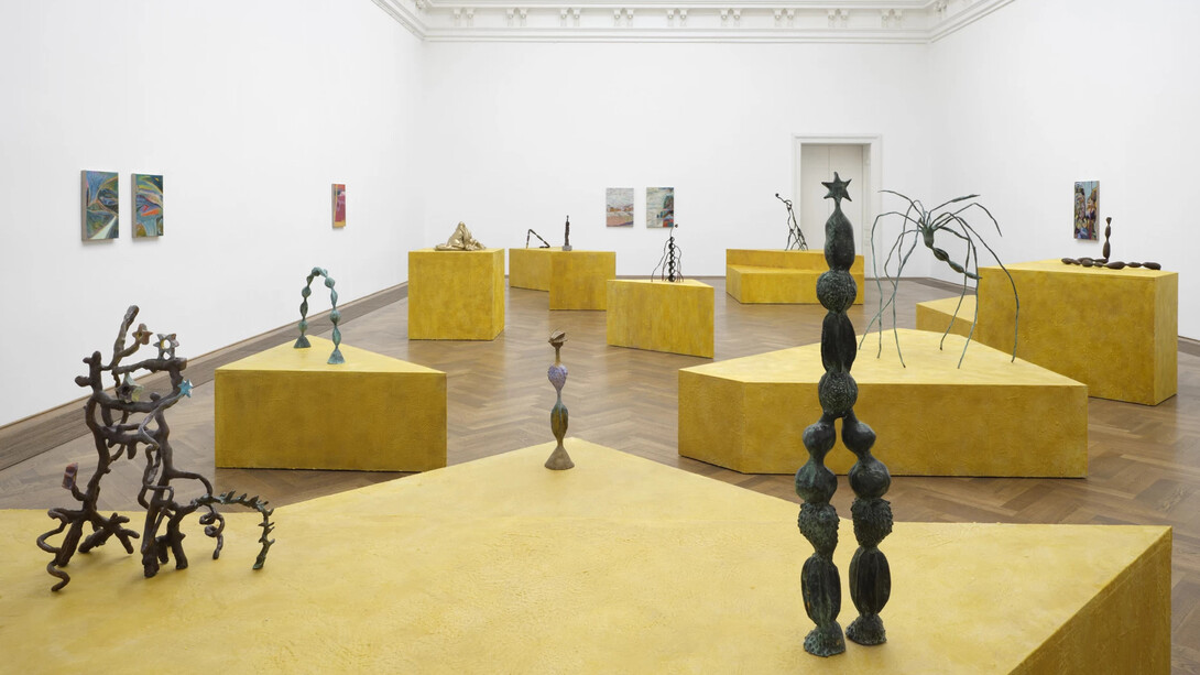 Diambe, Bees beings beans, exhibition view. Courtesy of Kunsthalle Basel
