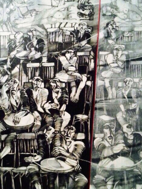 Refelctions, 120x90, acrylic on canvas