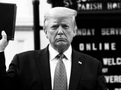 Donald Trump ordered officers to clear a path for him so that he could be photographed holding a Bible in front of St. John's Episcopal Church