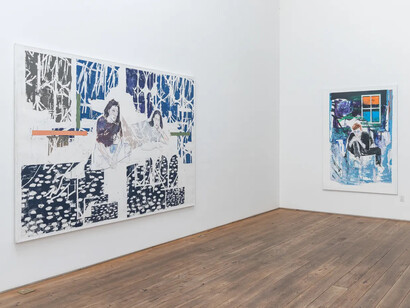 Alexander Tinei, Thirty pieces of sun, exhibition view. Courtesy of Marc Straus Gallery
