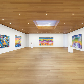 Kenny Scharf, exhibition view. Courtesy of The Brant Foundation 