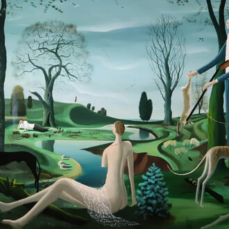 Emilio González Sainz, Los amantes imposibles, 2020-2021. Courtesy of M+B Gallery