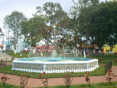 Fuente del Parque de Paraíso con la que se sustituyo el Mausoleo de Florencio del Castillo