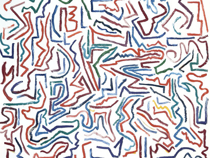 Dana Gordon, Secret Code. Courtesy of The Painting Center