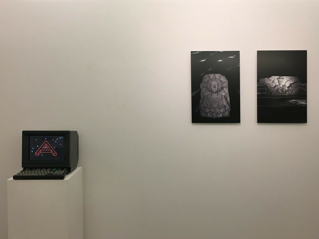 Archeonautes, Exhibition view. Courtesy of Galerie Charlot
