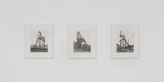 Bernd and Hilla Becher, Exhibition view. Courtesy of Sprüth Magers