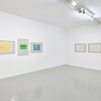 Ian Hamilton Finlay, Fragments, vista della mostra. Per gentile concessione della Galleria Massimo Minini 