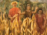 Fausto Pirandello, Drought, 1936-37, Oil on board, 155 x 155 cm, Galleria Nazionale d’Arte Moderna, Rome
