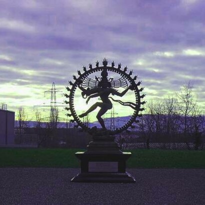 La statua di Shiva al CERN, Ginevra, Svizzera
