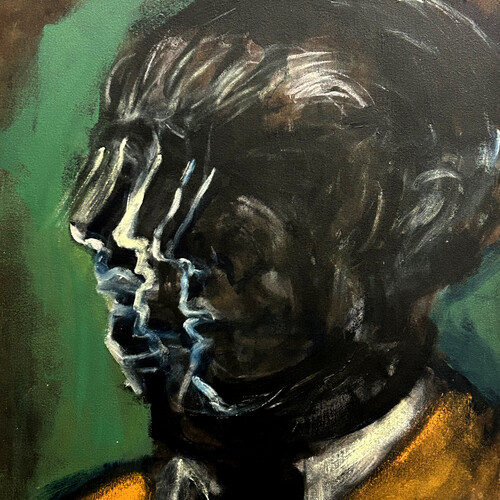 Kristian David, The well-coated office worker, 2022. Courtesy of Kristian David