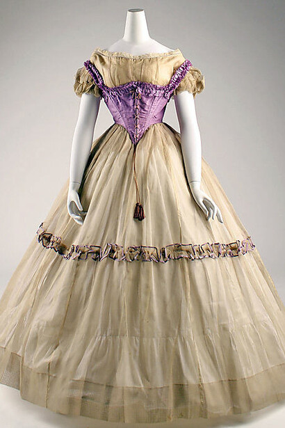 Piña cloth and silk cloth, ca. 1855