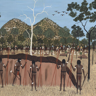 Goobalathaldin Dick Roughsey. Courtesy of Queensland Art Gallery