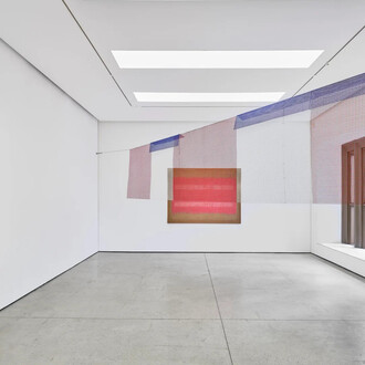 Salvatore Emblema, exhibition view. Courtesy of White Cube