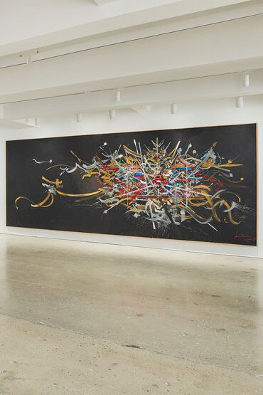 Georges Mathieu. Courtesy of Nahmad Contemporary