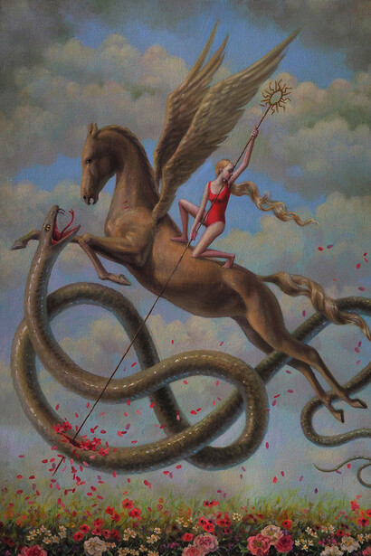 Jana Brike, Savage Eden. Courtesy of Corey Helford Gallery (CHG) 