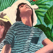 Pax Paloscia, Rabbit boy. Courtesy of Crumb Gallery