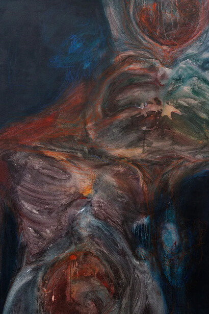 Beatrice Wanjiku, Losing my religion II (detail), 2020. Courtesy of Montague Contemporary