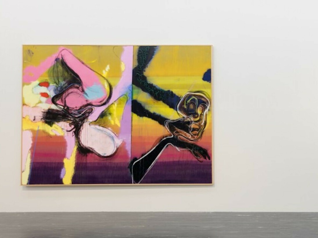 Daniel Richter, Exhibition view. Courtesy of 21er Haus