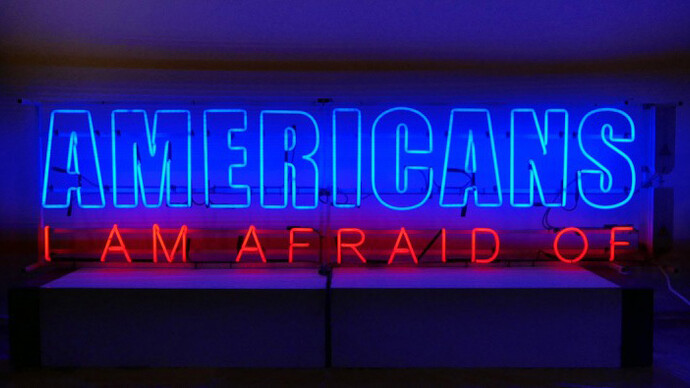 Americans, I am afraid of. Courtesy of Żak | Branicka