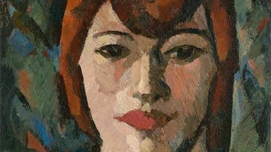 JD Fergusson, Dark Woman, 1916, oil on panel, W:28cm H:35.5cm