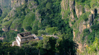 Pirámide de Tepoztlán, Morelos, México