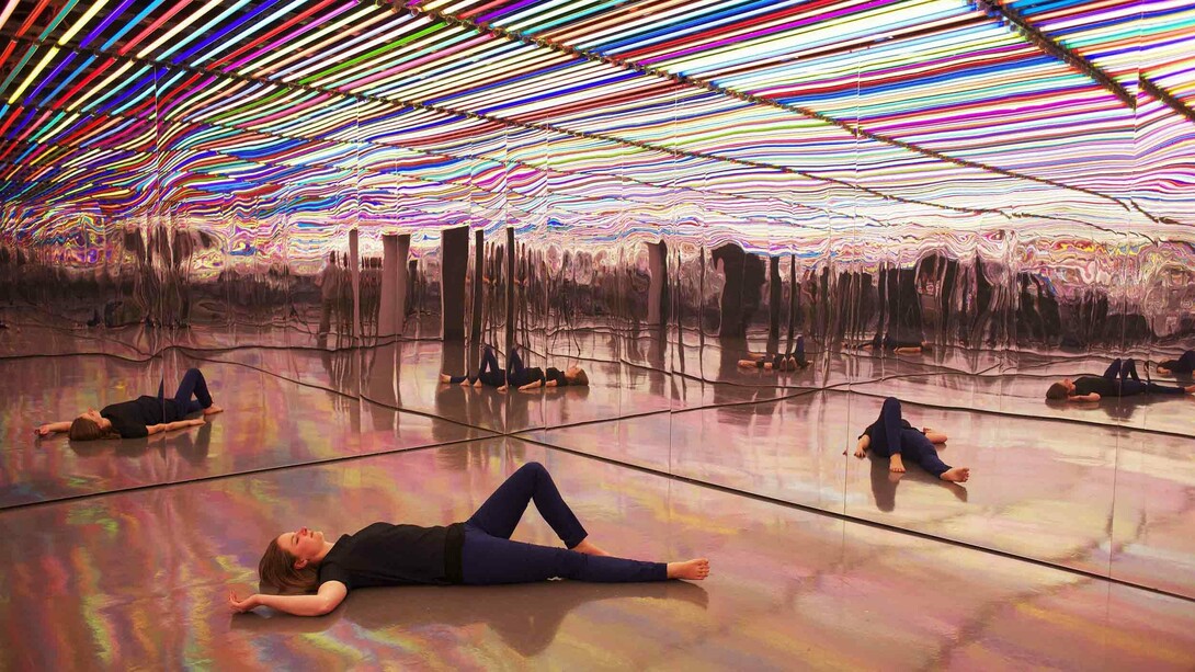 Feel me, kunstwerk in der ausstellung. Mit freundlicher genehmigung von Trapholt