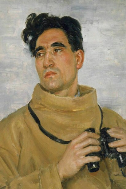W. M. Ladbrooke, Able Seaman, Merchant Navy, 1943, by Bernard Hailstone (1910–87), © National Maritime Museum